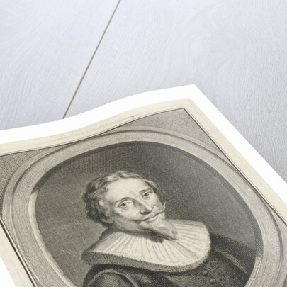Portrait of Hugo Grotius by Isaak Tirion