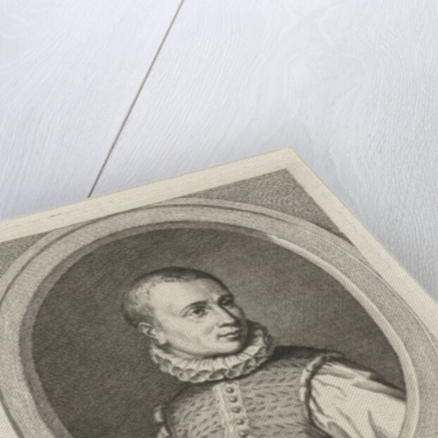 Portrait of Dirk van Bronckhorst Batenburg by Hendrick Goltzius