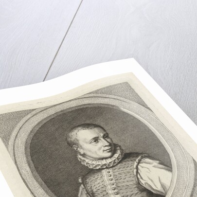 Portrait of Dirk van Bronckhorst Batenburg by Hendrick Goltzius
