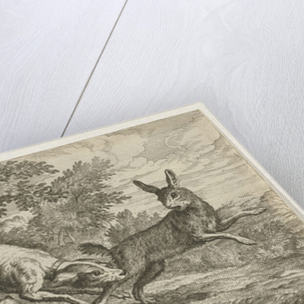 Hunting a hare by Pierce Tempest