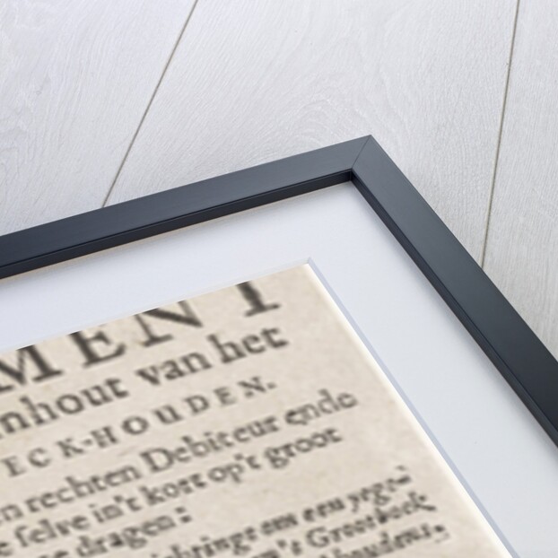 Portrait of Joannes Buingha, mathematician and accountant by Willem Willemsz Stam