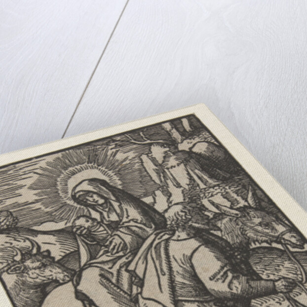 Flight into Egypt by Jacob Cornelisz van Oostsanen