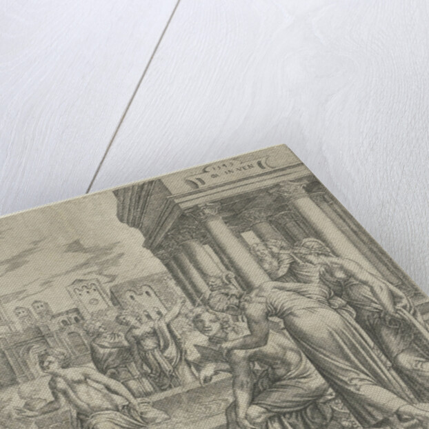 Bathsheba receives the message of David by Cornelis Massijs