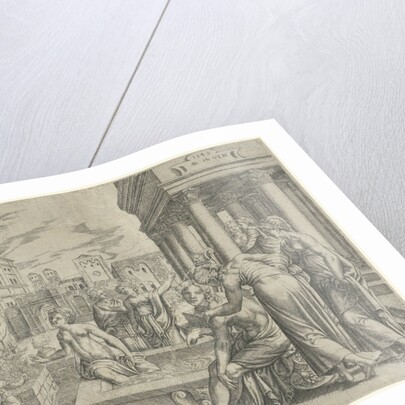 Bathsheba receives the message of David by Cornelis Massijs