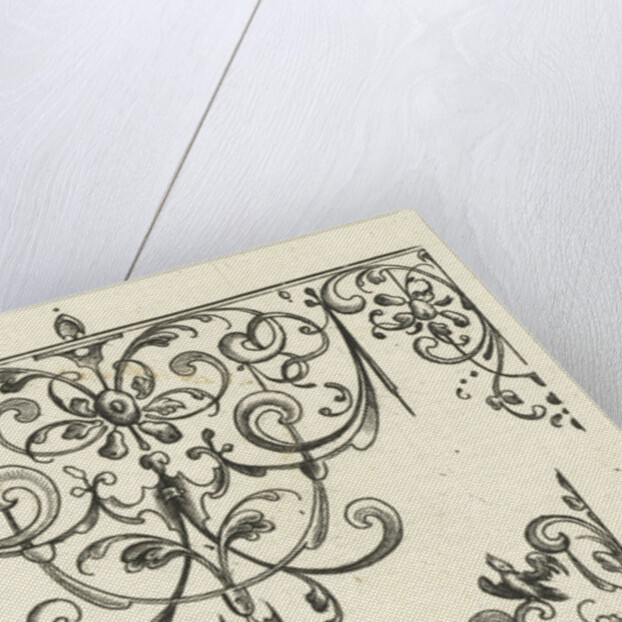 Ornament featuring Schweifwerk by Balthasar Caymox