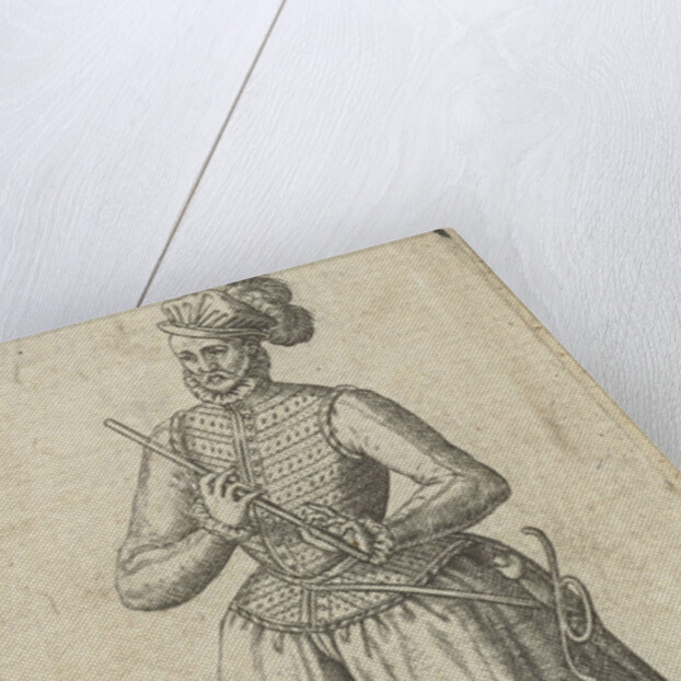 A soldier flutist by Abraham de Bruyn