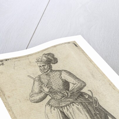 A soldier flutist by Abraham de Bruyn