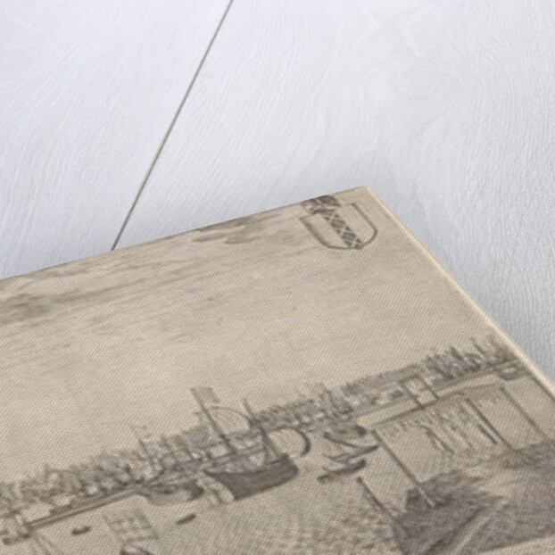 View of the city of Amsterdam on the IJ by Pieter Bast