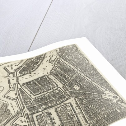 Map of Amsterdam (leaf middle left), 1625 by Balthasar Florisz. van Berckenrode