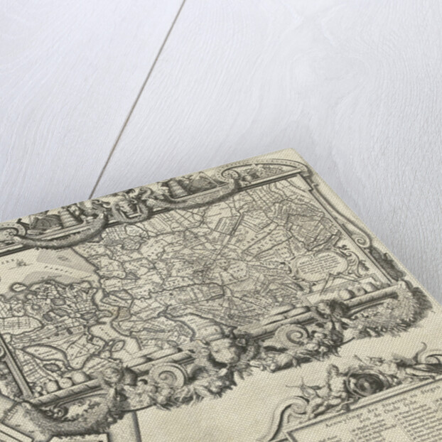 Map of Amsterdam (leaf right), 1625 by Balthasar Florisz. van Berckenrode