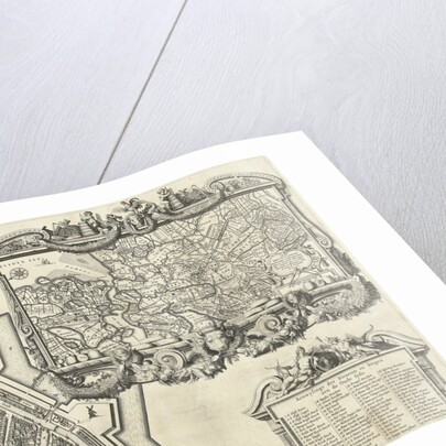 Map of Amsterdam (leaf right), 1625 by Balthasar Florisz. van Berckenrode