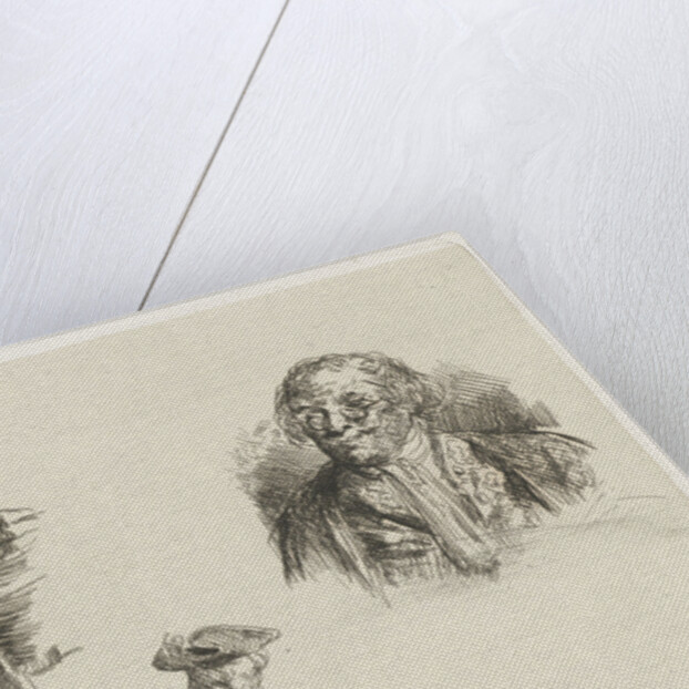 Study Sheet with three figures by David Bles