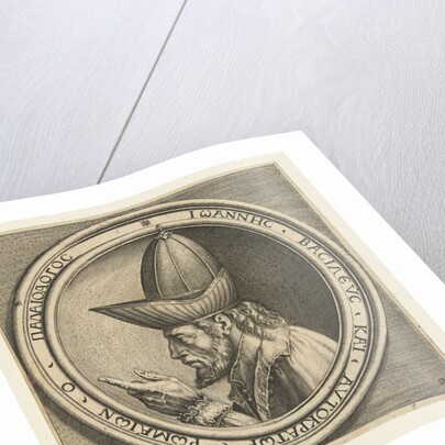 Portrait of John VIII Paleologos by Claes Jansz. Visscher II