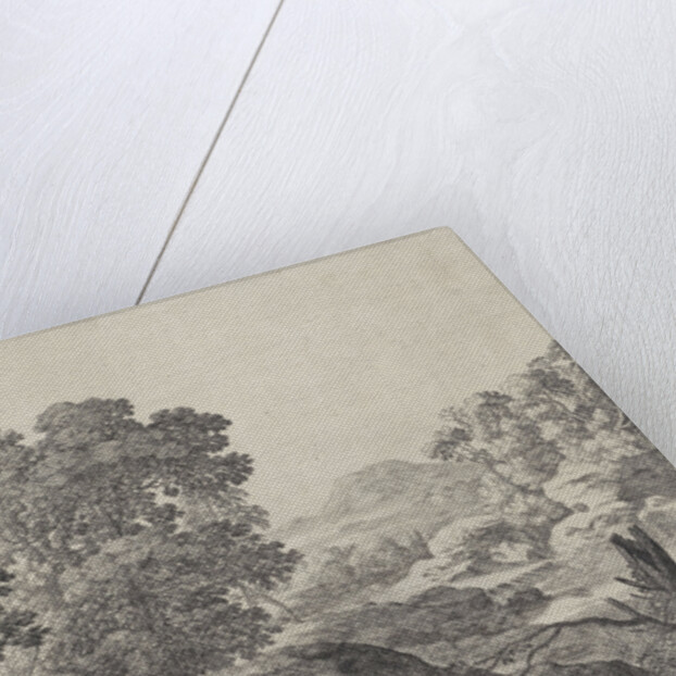 Balaam and the donkey with the angel by Herman van Swanevelt