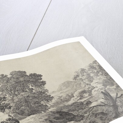 Balaam and the donkey with the angel by Herman van Swanevelt