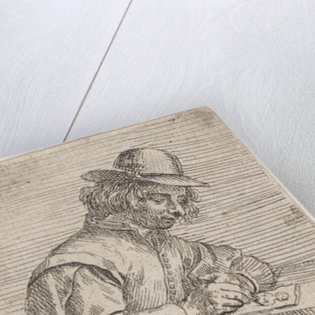 A drawing man wearing a hat by Peter Snijers