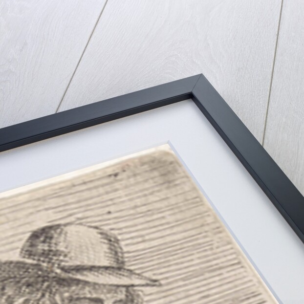 A drawing man wearing a hat by Peter Snijers