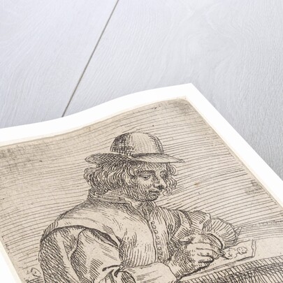 A drawing man wearing a hat by Peter Snijers