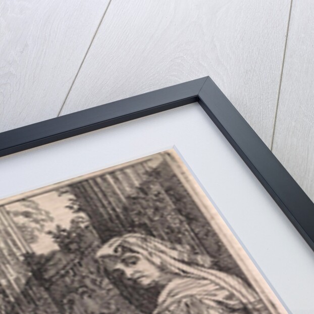 Hunter drinks from fountain by Anonymous