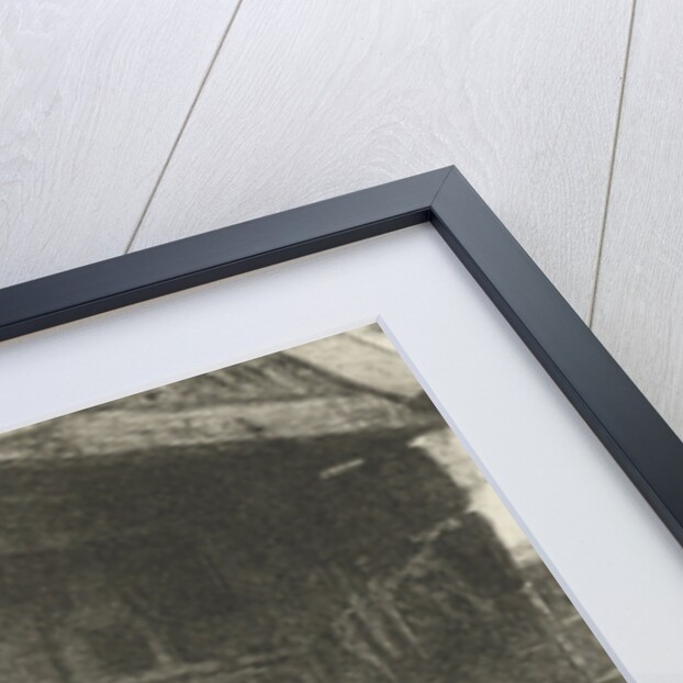 Woman with small child is sitting at home working for old man by Bernardus Johannes Blommers