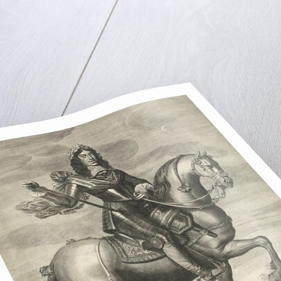 Portrait of Leopold I, Emperor of Germany, on horseback by Wallerant Vaillant