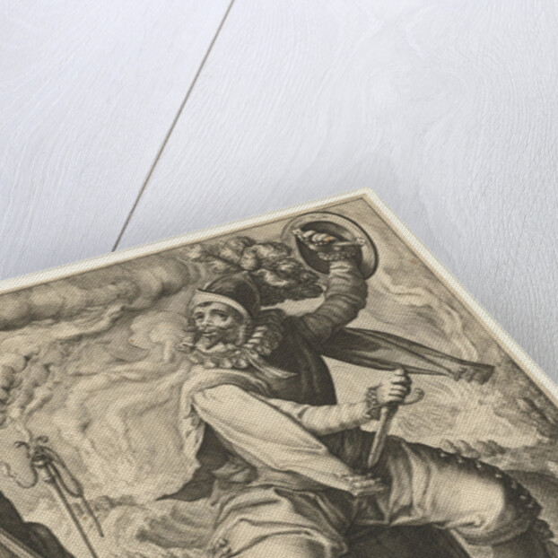The choleric temperament (the fire element) by Jacob de Gheyn II