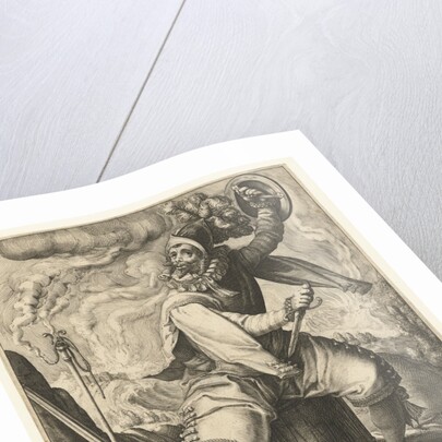 The choleric temperament (the fire element) by Jacob de Gheyn II