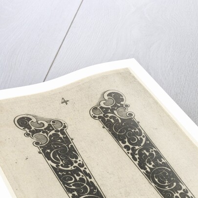 Two knife handles by Michiel le Blon