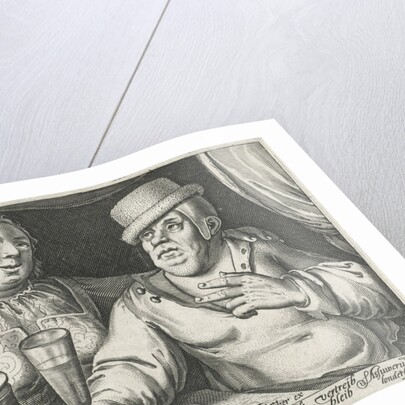 Drinking man and woman by Assuerus van Londerseel