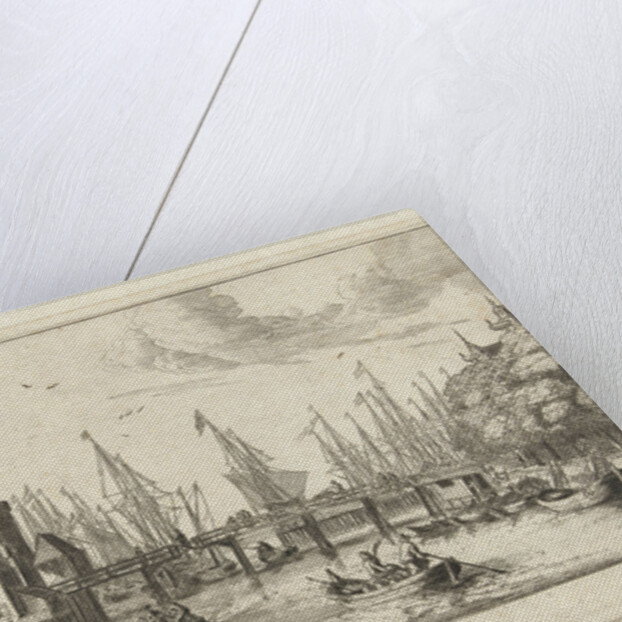 The Geldersekade and the Schreierstoren Amsterdam, The Netherlands by Cornelis Danckerts I