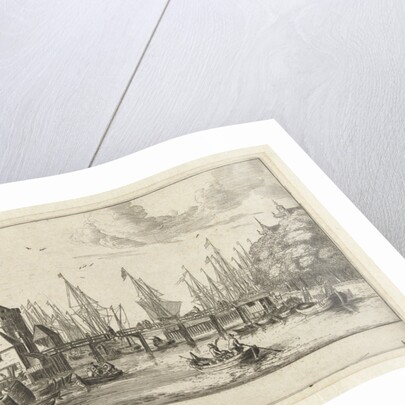 The Geldersekade and the Schreierstoren Amsterdam, The Netherlands by Cornelis Danckerts I