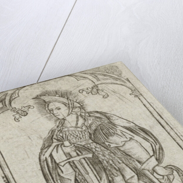 Saint Catherine by Meester met het doorstoken hart