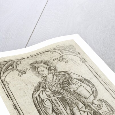 Saint Catherine by Meester met het doorstoken hart