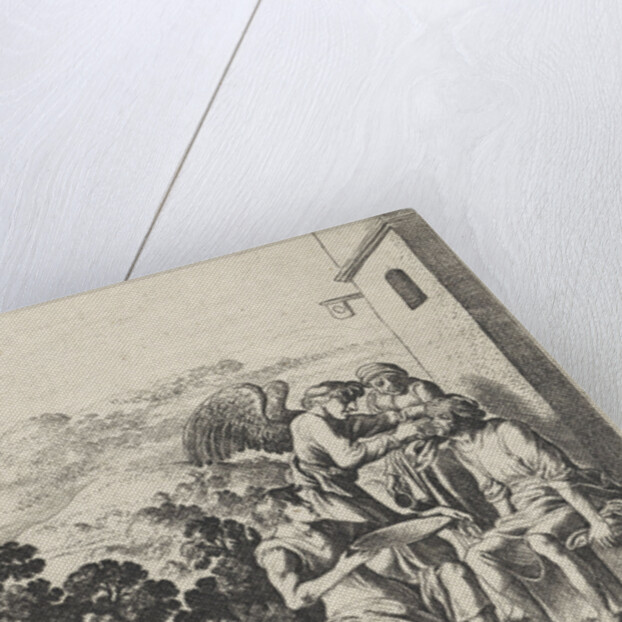 Tobias heals his father's blindness by Broer Jansz