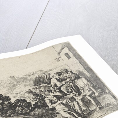 Tobias heals his father's blindness by Broer Jansz