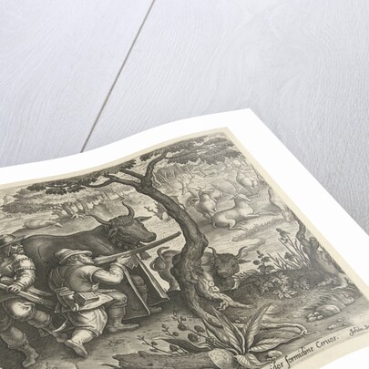 Deer Hunting using camouflage by Lodewijk XIV