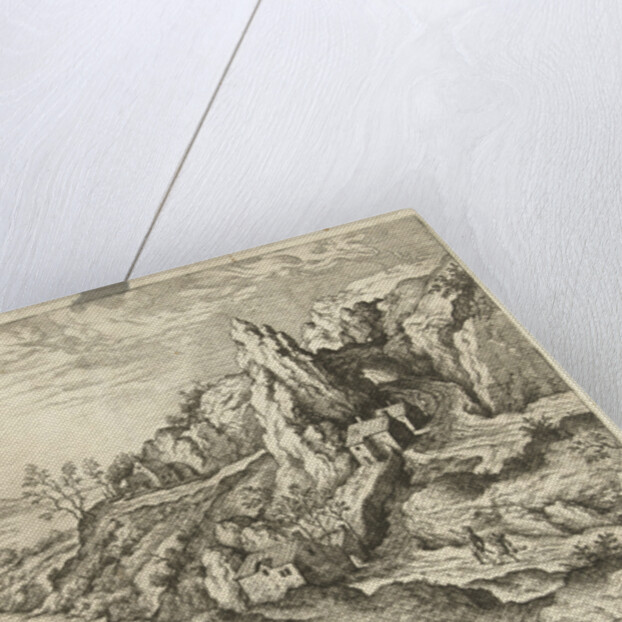 Abraham and Isaac on the road to the place of sacrifice by Matthys Cock