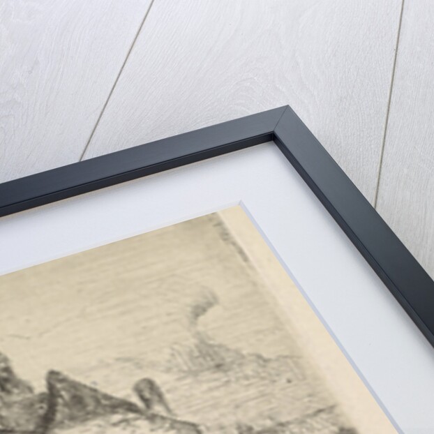 Procession in the doorway of a church by Petrus Marius Molijn