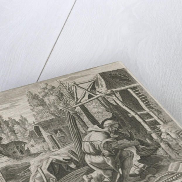 Hermits in the desert of Nitra by Maerten de Vos