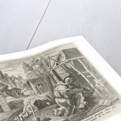 Hermits in the desert of Nitra by Maerten de Vos