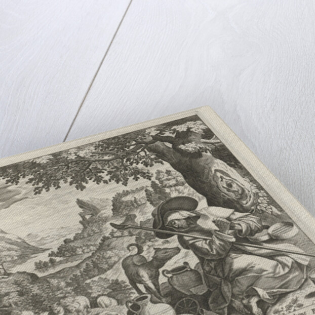 Malchus of Chalcis as a hermit by Maerten de Vos