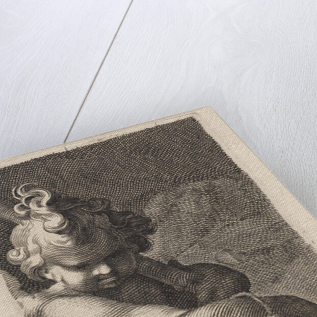 Putto with a spear by Dirk Jurriaan Sluyter