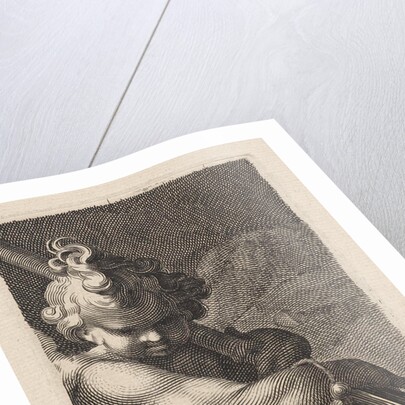 Putto with a spear by Dirk Jurriaan Sluyter
