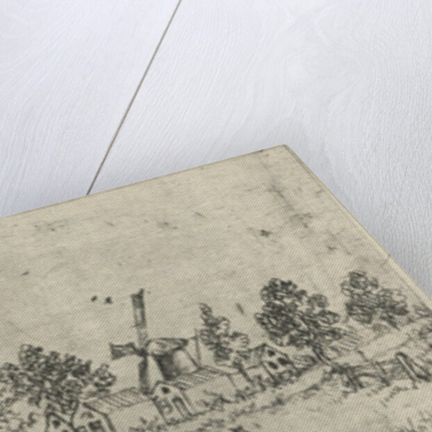 View of Oudewater by Eberhard Cornelis Rahms