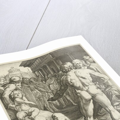 Battle between Ulysses and Irus by Franco Estius