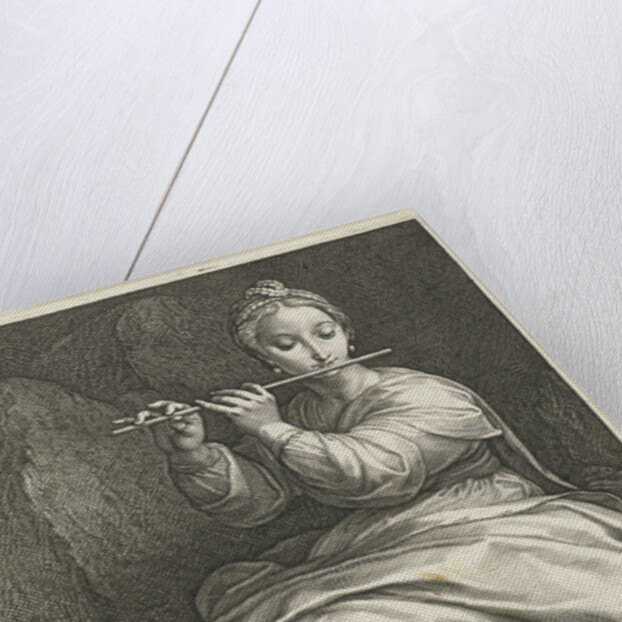 Euterpe by Hendrick Goltzius