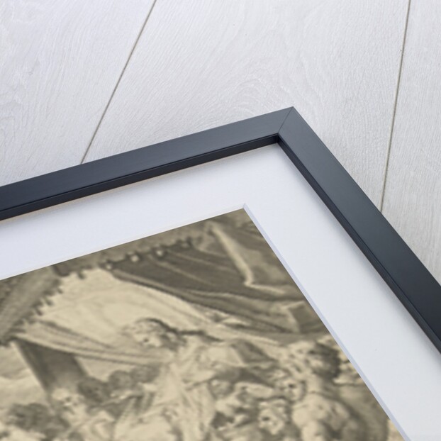 Phaethon asks his father if he could ride in his wagon by Franco Estius