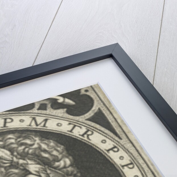 Portrait of Vespasian on medallion by Nicolaes de Bruyn