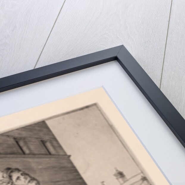 The statue Pasquino, standing on a pedestal in the Piazza di Pasquino in Rome, Italy by Antonio Lafreri