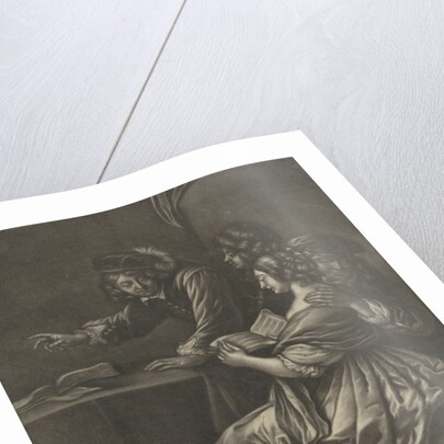 Companions around a table by Gerard Pietersz. van Zijl